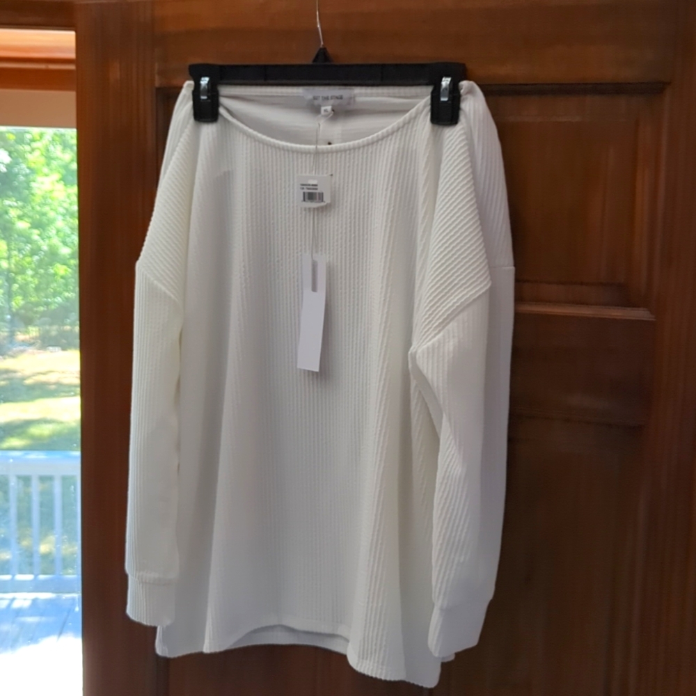 White Long sleeve Top